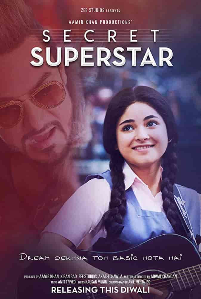 دانلود فیلم سوپراستار مخفی دوبله فارسی Secret Superstar 2017